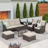 UPTIOT 7-Piece Outdoor Patio Conversation Set - 3 of 4