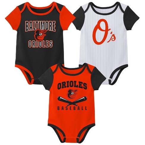 MLB Baltimore Orioles Infant Boys' Short Sleeve Layette Set - 0-3M