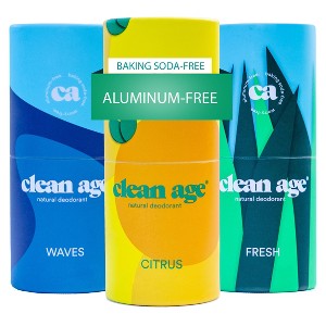 Clean Age Aluminum-Free Natural Deodorant - Variety - 2oz/3pk - 1 of 4