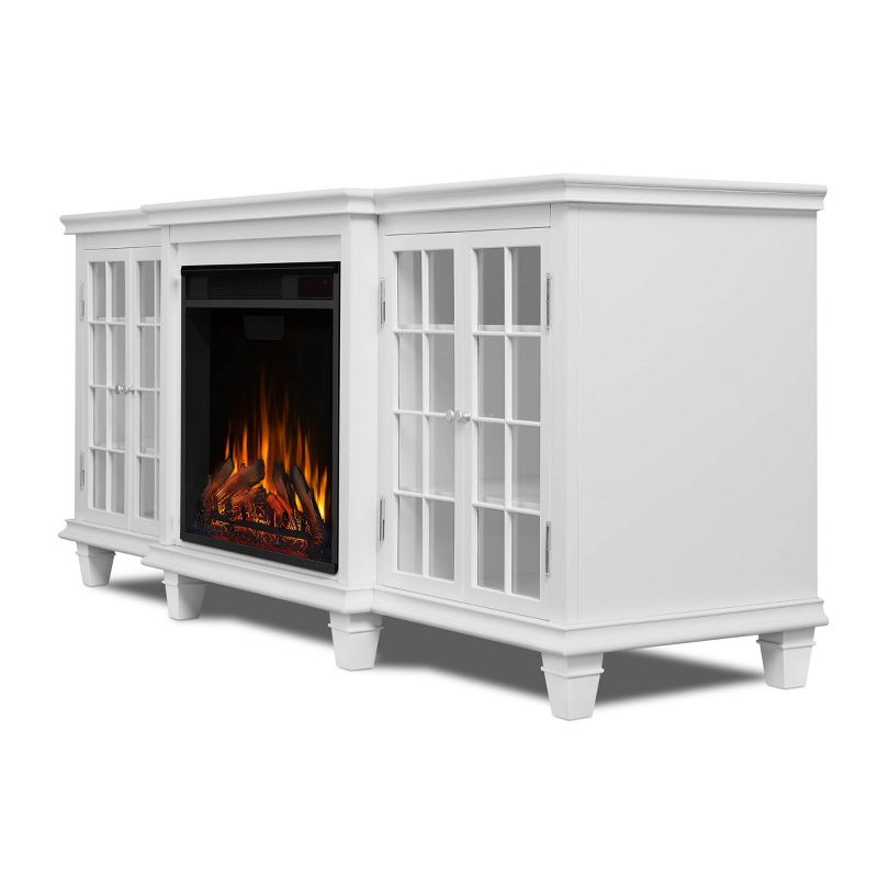 Real Flame Marlowe Electric Fireplace Entertainment Center White, 4 of 12