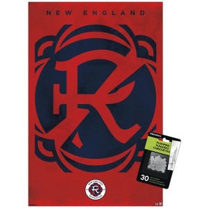 Trends International MLS New England Revolution - Logo 25 Unframed Wall Poster Prints - 1 of 4