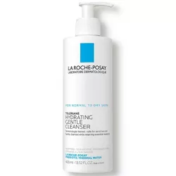 La Roche Posay Toleriane Hydrating Gentle Face Wash with Ceramide for Normal to Dry Sensitive Skin, Oil Free - 13.5 fl oz