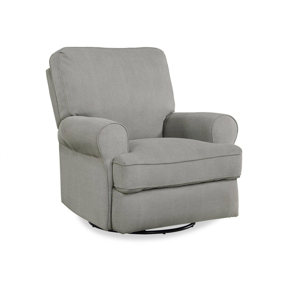Photos - Rocking Chair Baby Relax Etta Swivel Glider Recliner Chair Nursery Furniture - Gray