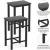 Hooseng Dining Table Set for 4, Rectangle Dining Room Table set with Four Chairs and Metal Frame, 5-Piece Kitchen Table Chairs Set - 4 of 4