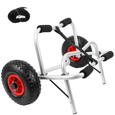 LakeForest"Foldable Kayak Canoe Boat Carrier Cart Trailer Trolley for Easy Transport of Paddleboards & More"Silver
