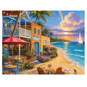 Springbok Beachside Retreat 1000pc Jigsaw Puzzle : Target