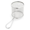 Unique Bargains Stainless Steel Cylinder French Fries Oil Sieve Strainers Fry Basket Frame 1Pc - 3 of 3