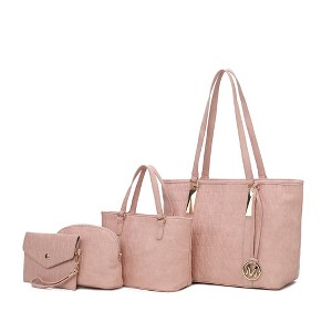 MKF Collection Arya Signature Vegan Leather Tote Bag for Women Versatile Handbag Purse by Mia K - 1 of 4