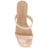 Journee Collection Womens Clover Low Heel Wedge Sandals - 4 of 4