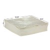 Household Essentials Canvas Sweater Bag Natural Blended: Multicolored Zippered Storage for Clothing & Sweaters - 2 of 4