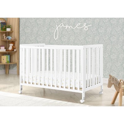 Simmons Kids Aria Full Size Portable Folding Crib