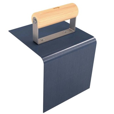 OUTSIDE STEP TOOL - 8\" X 4\" - 1/2\" RADIUS 4\" LIP WOOD WAVE HANDLE