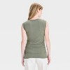 Short Sleeve Ruched Side Knit Maternity T-Shirt - Isabel Maternity by Ingrid & Isabel™ - 2 of 3