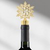 Unique Bargains Snowflake Bottle Stopper Christmas Design Zinc Alloy Aluminum Alloy TPR 4.41"x1.93"x0.79" 1 Pc - 2 of 3