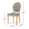 Upholstered Dining Chairs Set of 2, Solid Wood Dining Chairs with Backrest,Cushion Dining Chairs for Kitchen or Dining Room-Maison Boucle - 4 of 4