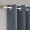 Awesome Home  Brushed Serengeti Stria 100% Blackout Grommet Pair (2 panels) - 4 of 4