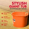 Little Giant Plastic Outdoor Muck Tub Utility Bucket w/ Handles - 3 of 4