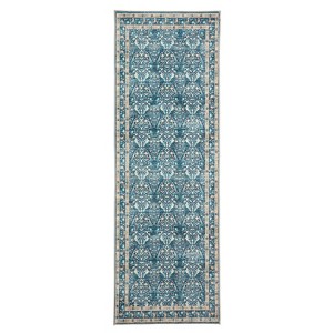 Fulvari Area Rugs,Washable Floral Rug Non Slip Large Living Room Rug Vintage Distressed Soft Carpet for Bedroom, Dinning Room, Home Office - 1 of 4