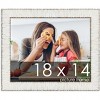 PosterPalooza | Ornate White Picture Frame - UV Acrylic, Backing Board, Hanging Hardware Included - 2 of 4