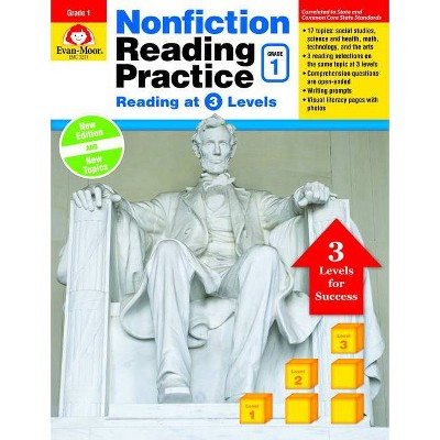 Nonfiction Reading Practice, Grade 1 - by  Evan-Moor Educational Publishers (Paperback)