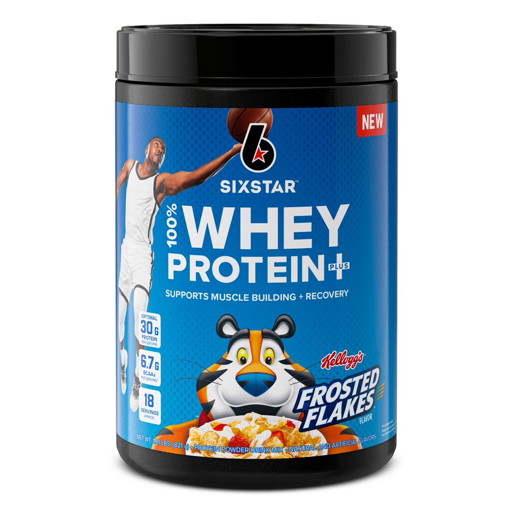 Photos - Vitamins & Minerals Six Star 100 Whey Protein Plus Kelloggs - Frosted Flakes