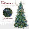 Vivatrees 7.5 Ft Prelit Artificial Christmas Tree, 15 Lighting Modes with Multi Colors, Metal Stand, Hinged Branches, Xmas Tree Decor, Green - 4 of 4