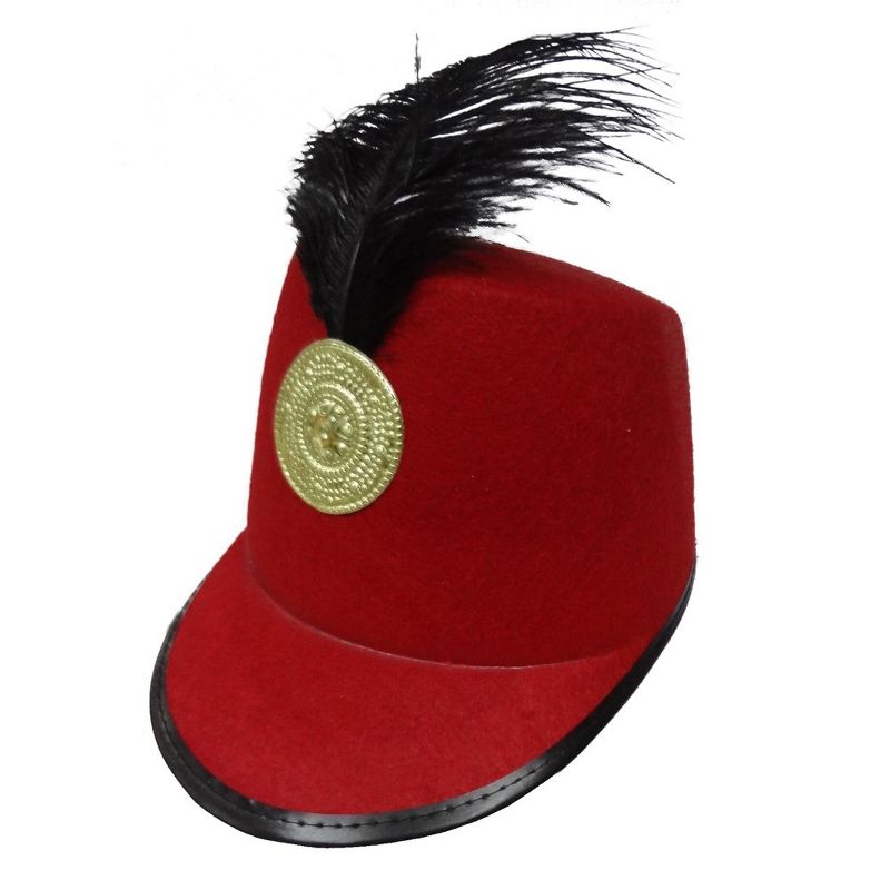 Dress Up America Red Marching Band Hat For Kids, 1 of 3