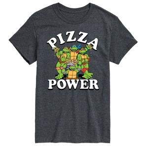 Men's - Teenage Mutant Ninja Turtles - Pizza Power Short Sleeve Graphic T-Shirt - 1 of 4