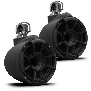 Wet Sounds REV 10 SE B-SC V2 - Matte Black REV10 Special Edition - Revolution Series 10" Tower Speakers, Pair with Swivel Clamps - 1 of 4