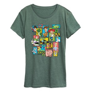 Women's - Toy Story 4 - Buzz, Woody, And Friends Short Sleeve Graphic T-Shirt - 1 of 4