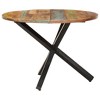 vidaXL Dining Table Round 39.4 in.x39.4 in.x29.5 in. Solid Reclaimed Wood - 3 of 4