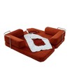 Sapphtopaz Convertible Couches for Living Room with Convertible Blanket Pillow Floor Sofa Lounge Cloud Sofa with Enhanced Frame for Apartment - 4 of 4