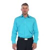 Gioberti Men's Long Sleeve Solid Dress Shirt - 2 of 3