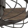 Hunter 16" Roswell Ceiling Fan, Metal, Noble Bronze Finish, 3 Blades, Compact Design for Small Rooms - 2 of 4