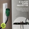 GoGreen Power (GG-16315-15BK) 6 Outlet Surge Protector, 1200 Joules, Black, 15 Ft Cord - 3 of 4