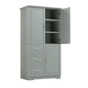 Ridstar 62.2 in. H Grey Bathroom Storage Cabinet with Doors - 3 of 4