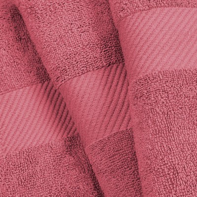 Modern Solid Classic Premium Luxury Cotton 2 Piece Bath Sheet Towel Set, Sandy Rose - Blue Nile Mills