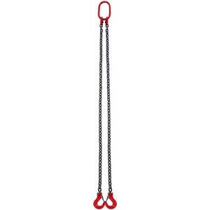 VEVOR Chain Sling, 5/16 inch x 5 ft Lifting Chains with Hooks, G80 Engine Chain Hoist Lifts, 6600 lbs/3 Ton Capacity Lifting Sling Chains - 1 of 4