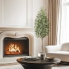 Faux Olive Tree with Moss and Planter Pot, Realistic Olive & Leaves Artificial Tree Tall Plants for Home Yard Office Decor Indoor Outdoor - 2 of 4