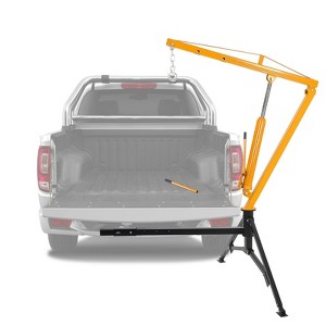Hydraulic Pickup Truck Crane, 360° Swivel Professional 2-Inch Hitch Receiver, 3 Adjustable Capacities: 500 Lbs, 750lbs, 1000 Lbs(Max) - 1 of 4
