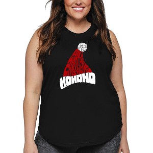 LA Pop Art All I Want for Christmas is You - Women's Word Art Tank Top - 1 of 4