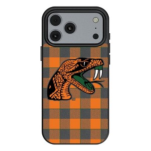 NCAA SWAC Universities Plaid MagSafe Compatible Cell Phone Case for Apple iPhone 17 Series - 1 of 4