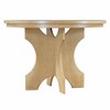 NicBex Round Dining Room Table Set for 4 Kitchen Table with MDF Tabletop, 3 Chairs and 1 Curved Bench for Dining Room - 4 of 4