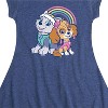 Girls' - Paw Patrol - Best Friends Fit & Flair Cap Sleeve Dress - 2 of 4