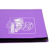 Trading Card Binder (4-Pocket) Matte Purple Album, w Side Loading Padded Pockets, Double Sided, Holds 160 Cards, For Sports, Gaming, Kpop, Gift - 4 of 4