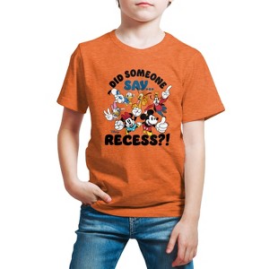 Boys' - Disney - Did Someone Say Recess Short Sleeve Graphic T-Shirt - 1 of 4