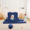 Modular Kids Play Couch 12PCs - Toddler Sectional Sofa with Soft Removable Covers, Space-Saving Playroom Furniture for Nap Time - Easy Assembly - 4 of 4