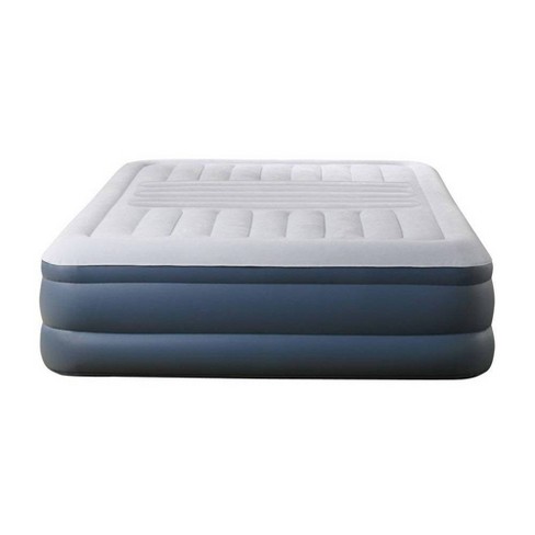 Simmons Rest Aire 17 Twin Air Mattress with Built-in Pump White/Blue