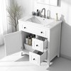 Mshliw 30 Inch Bathroom Vanity with Sink, Freestanding Cabinet with Door and Drawers, Solid Wood Frame and Ceramic Top - 4 of 4