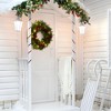 Christmas Wreath 22 Inch Outdoor LED Wreath with Pinecones, Red Berries & Festive Ornaments for Front Door, Porch, Fireplace Decor - 3 of 4